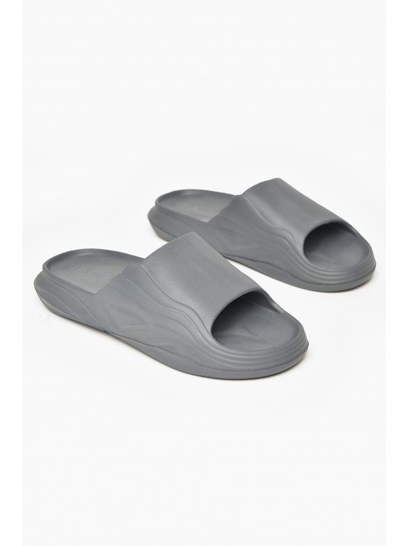 Шльопанці чоловічі піна сірого кольору П-38 212381C