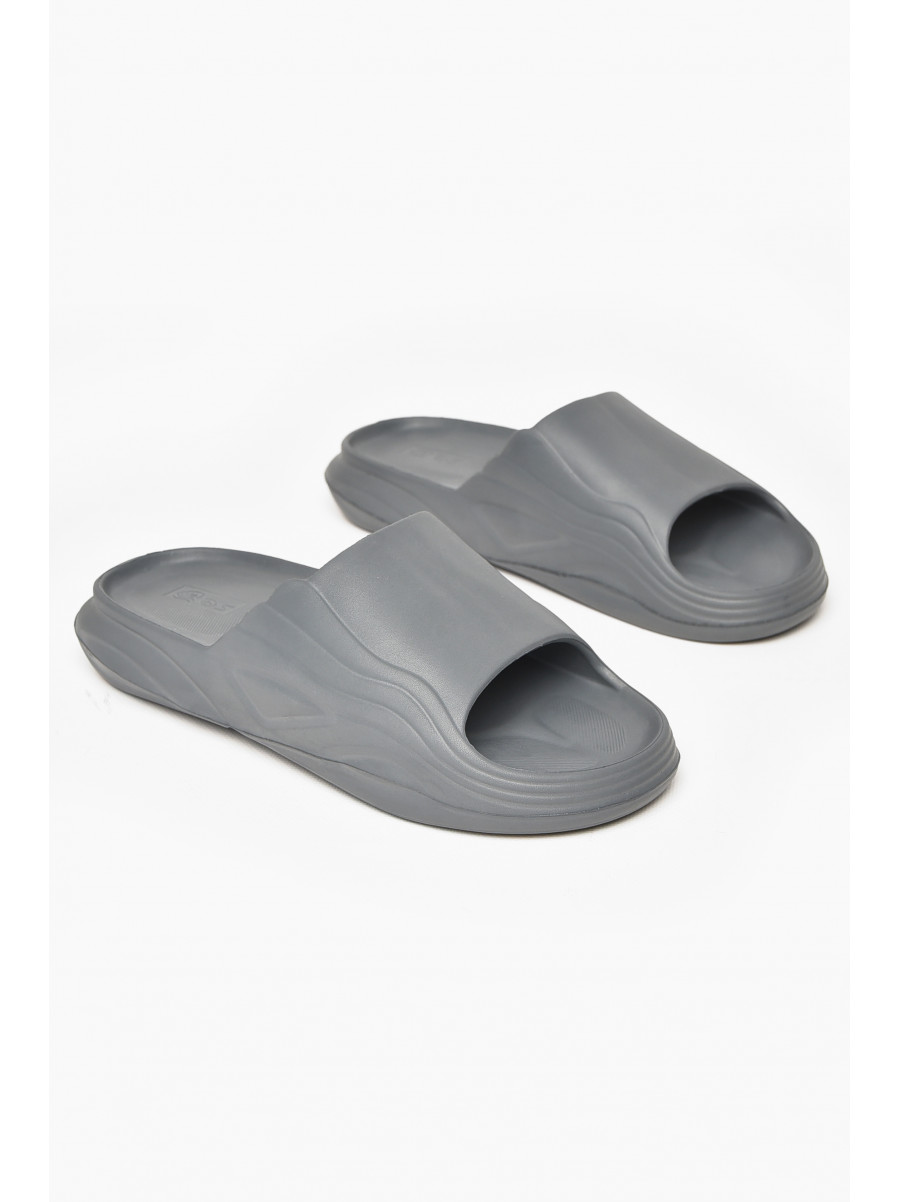 Шльопанці чоловічі піна сірого кольору П-38 212381C