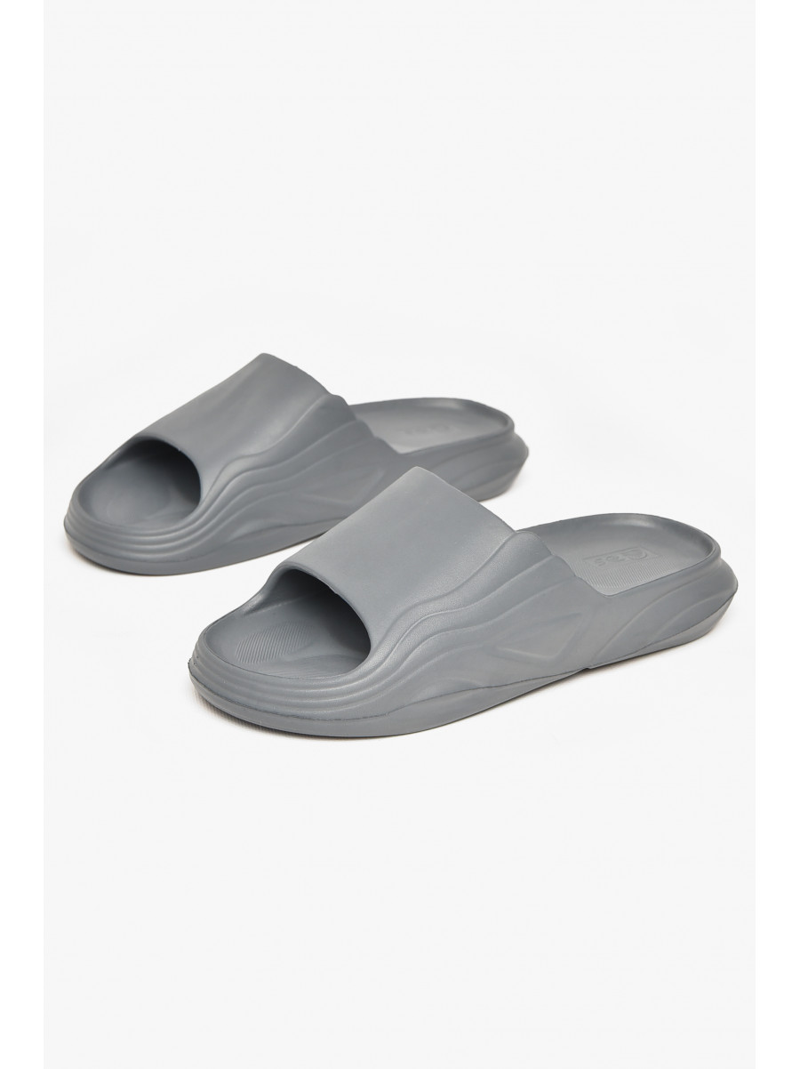 Шльопанці чоловічі піна сірого кольору П-38 212381C