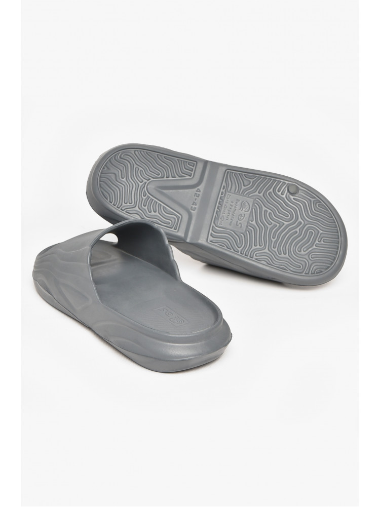 Шльопанці чоловічі піна сірого кольору П-38 212381C