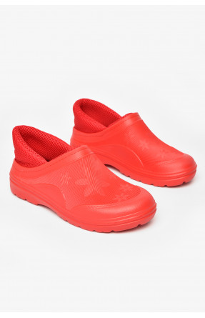 Галоши женские сетка красного цвета ГП-24 212382C