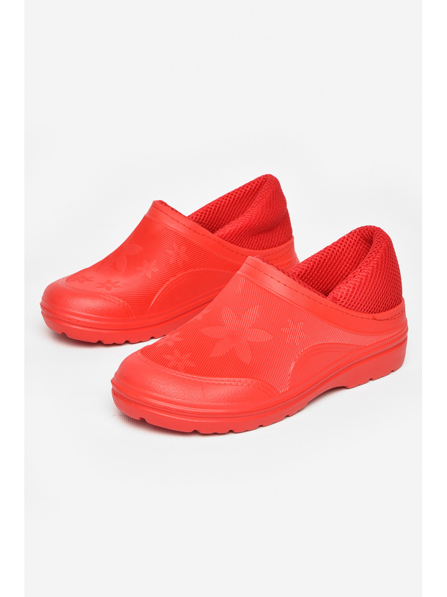 Галоши женские сетка красного цвета ГП-24 212382C