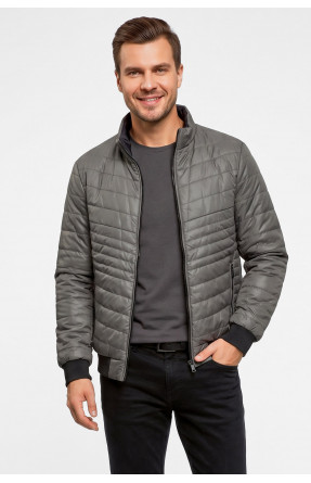 Куртка чоловіча демісезонна сірого кольору S711 212390C