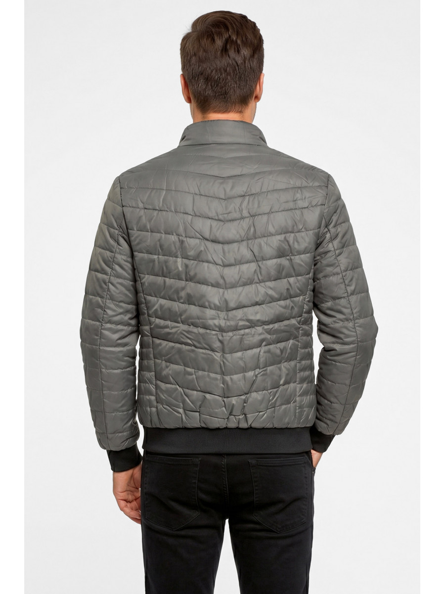 Куртка чоловіча демісезонна сірого кольору S711 212390C