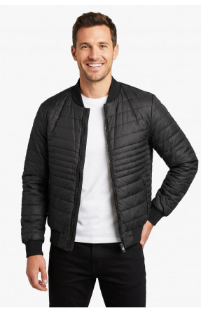 Куртка чоловіча демісезонна чорного кольору S711 212392C