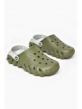 Крокси жіночі кольору хакі 5061-2 212394C