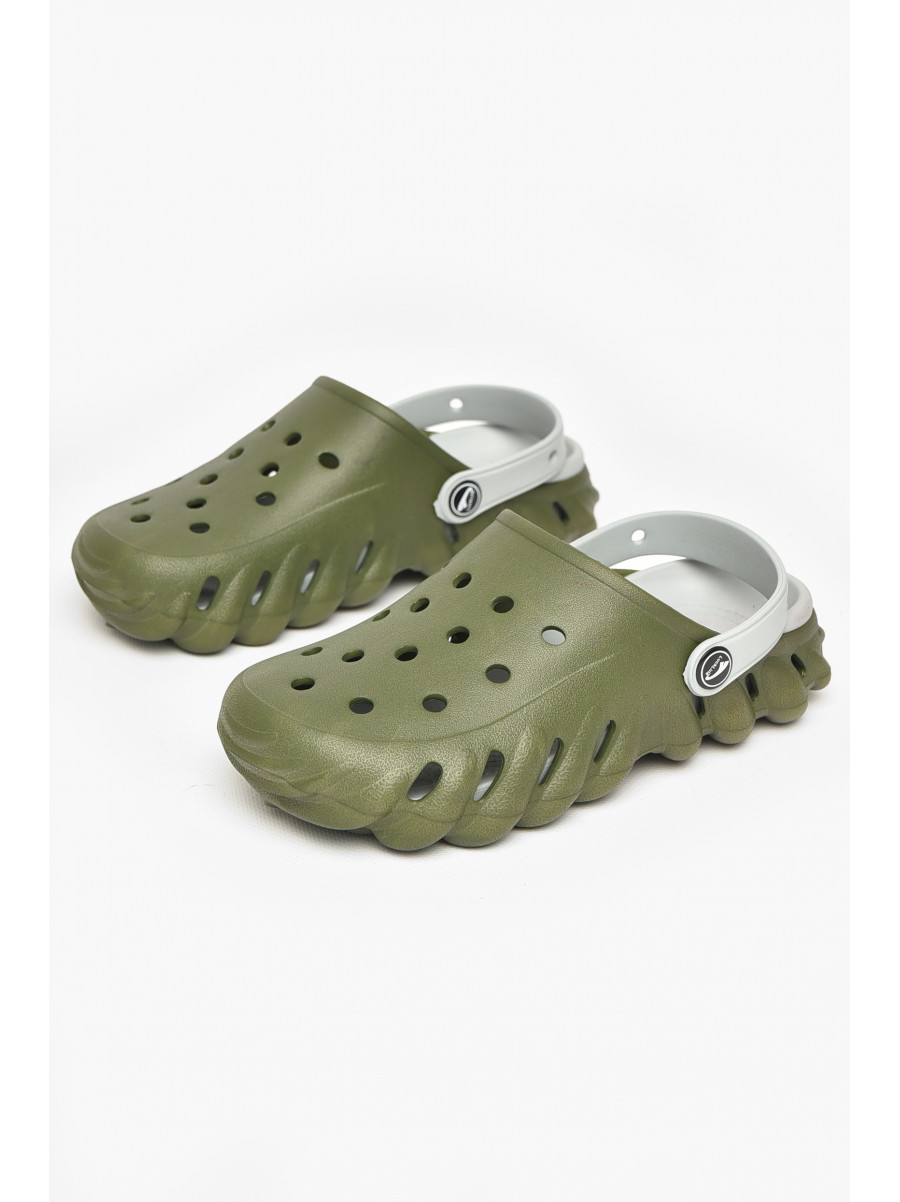 Кроксы женские цвета хаки 5061-2 212394C