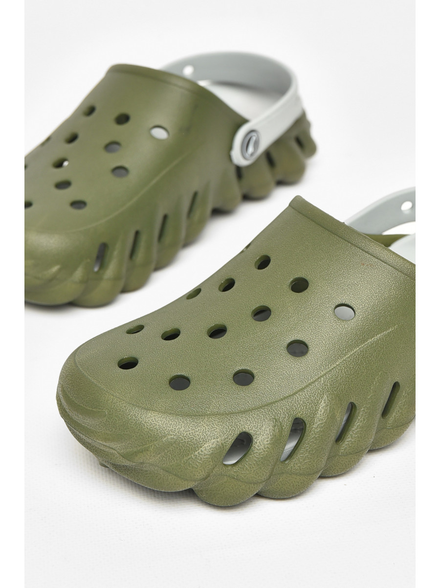 Кроксы женские цвета хаки 5061-2 212394C