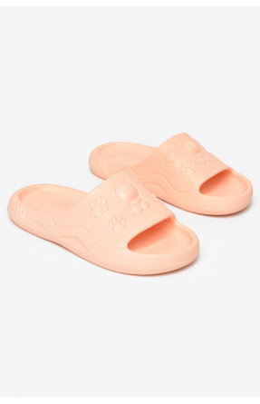 Шльопанці дитячі для дівчинки піна персикового кольору 5066-3 212395C