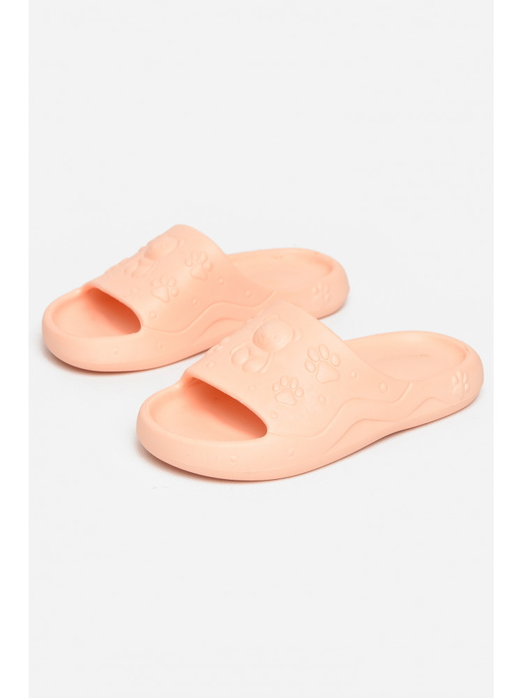 Шльопанці дитячі для дівчинки піна персикового кольору 5066-3 212395C