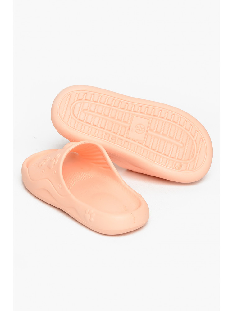 Шльопанці дитячі для дівчинки піна персикового кольору 5066-3 212395C
