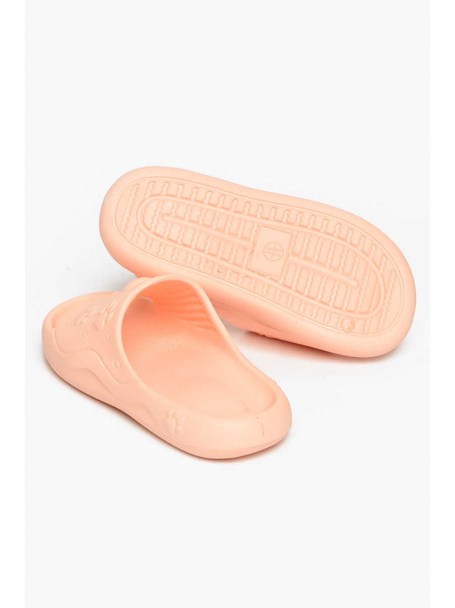 Шльопанці дитячі для дівчинки піна персикового кольору 5066-3 212395C