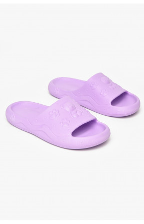 Шльопанці дитячі для дівчинки піна бузкового кольору 5066-3 212396C