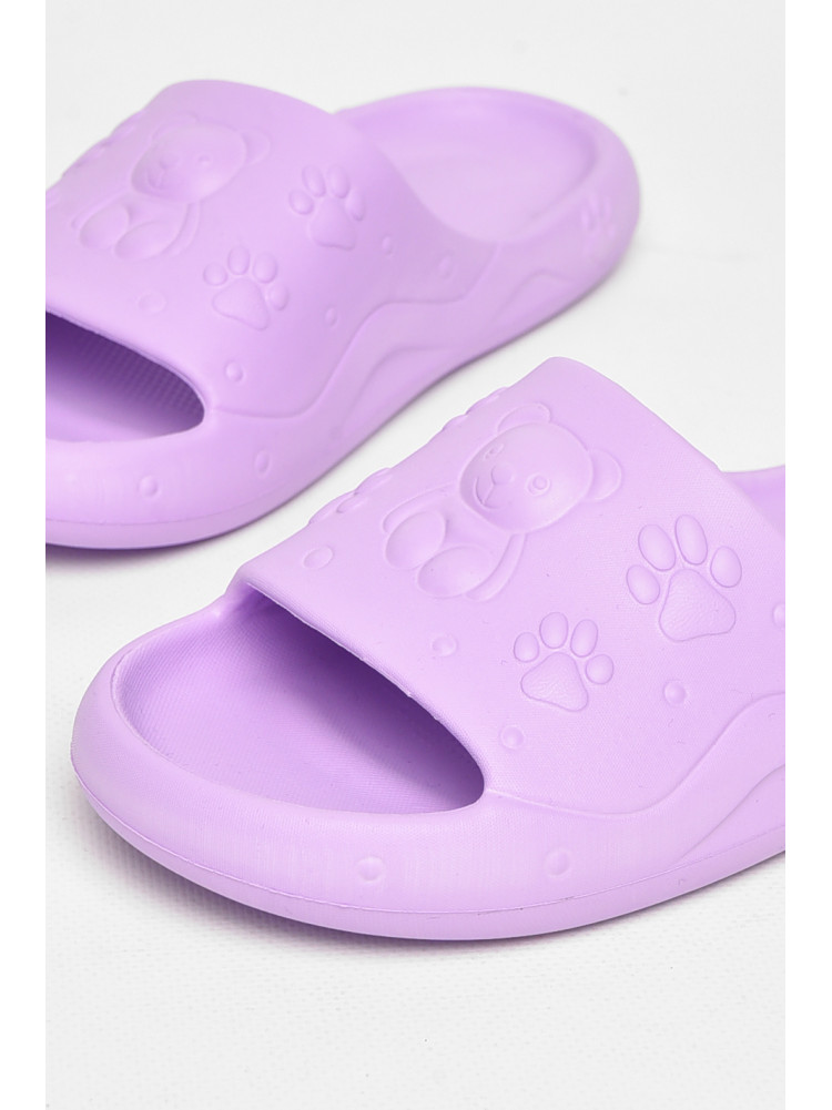 Шльопанці дитячі для дівчинки піна бузкового кольору 5066-3 212396C