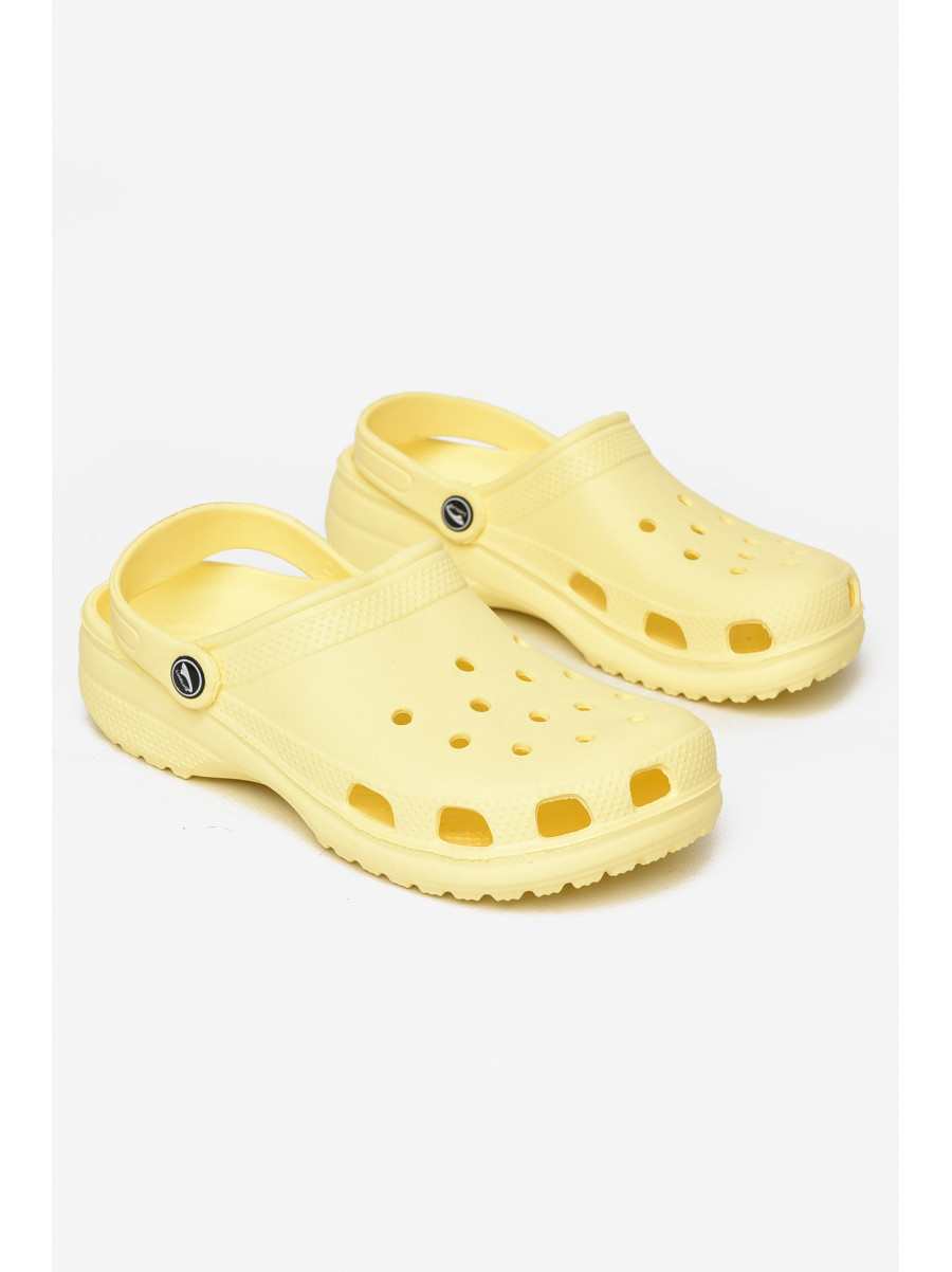Кроксы детские желтого цвета 3001-3 212398C