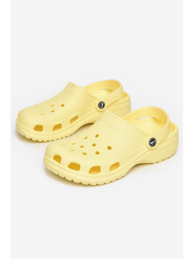 Кроксы детские желтого цвета 3001-3 212398C