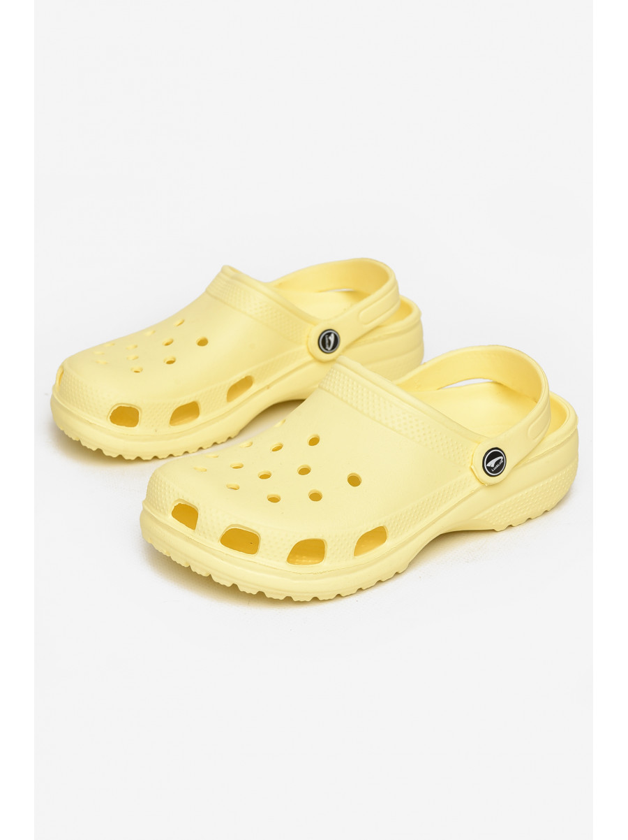 Кроксы детские желтого цвета 3001-3 212398C