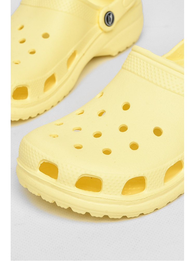 Кроксы детские желтого цвета 3001-3 212398C