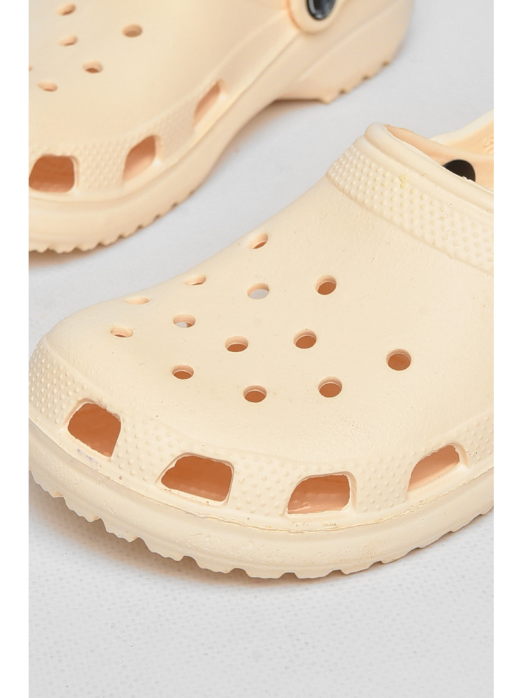 Кроксы детские светло-желтого цвета 3001-3 212399C