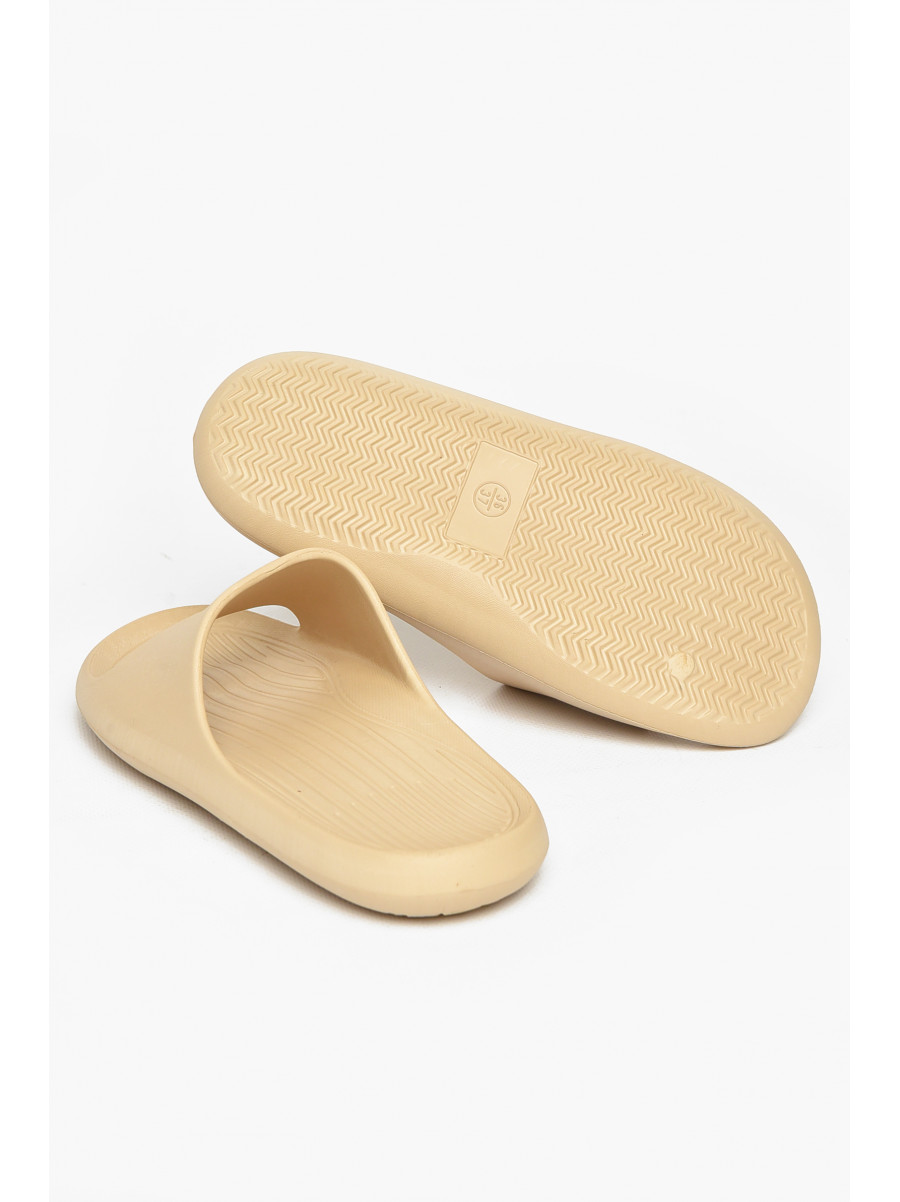 Шлепанцы пена женские бежевого цвета 5062-2 212400C