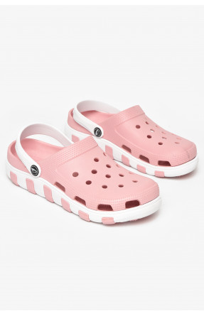 Кроксы женские пудрового цвета 3021-366 212404C