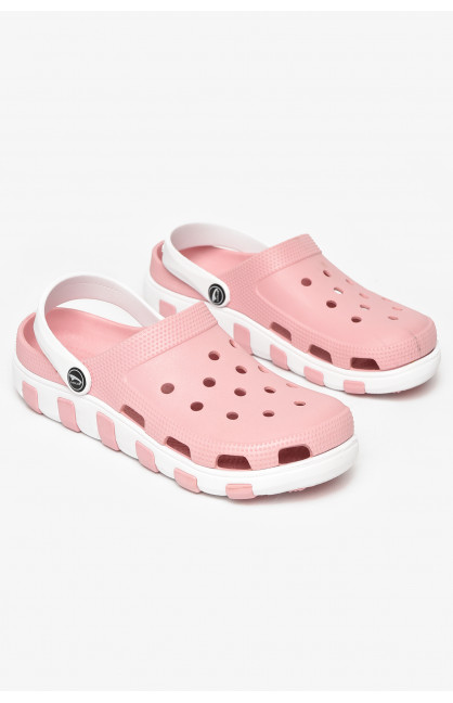 Кроксы женские пудрового цвета 3021-366 212404C