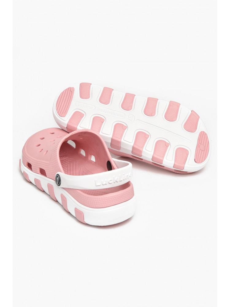 Кроксы женские пудрового цвета 3021-366 212404C