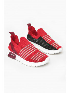 Кросівки дитячі бордового кольору 212407C