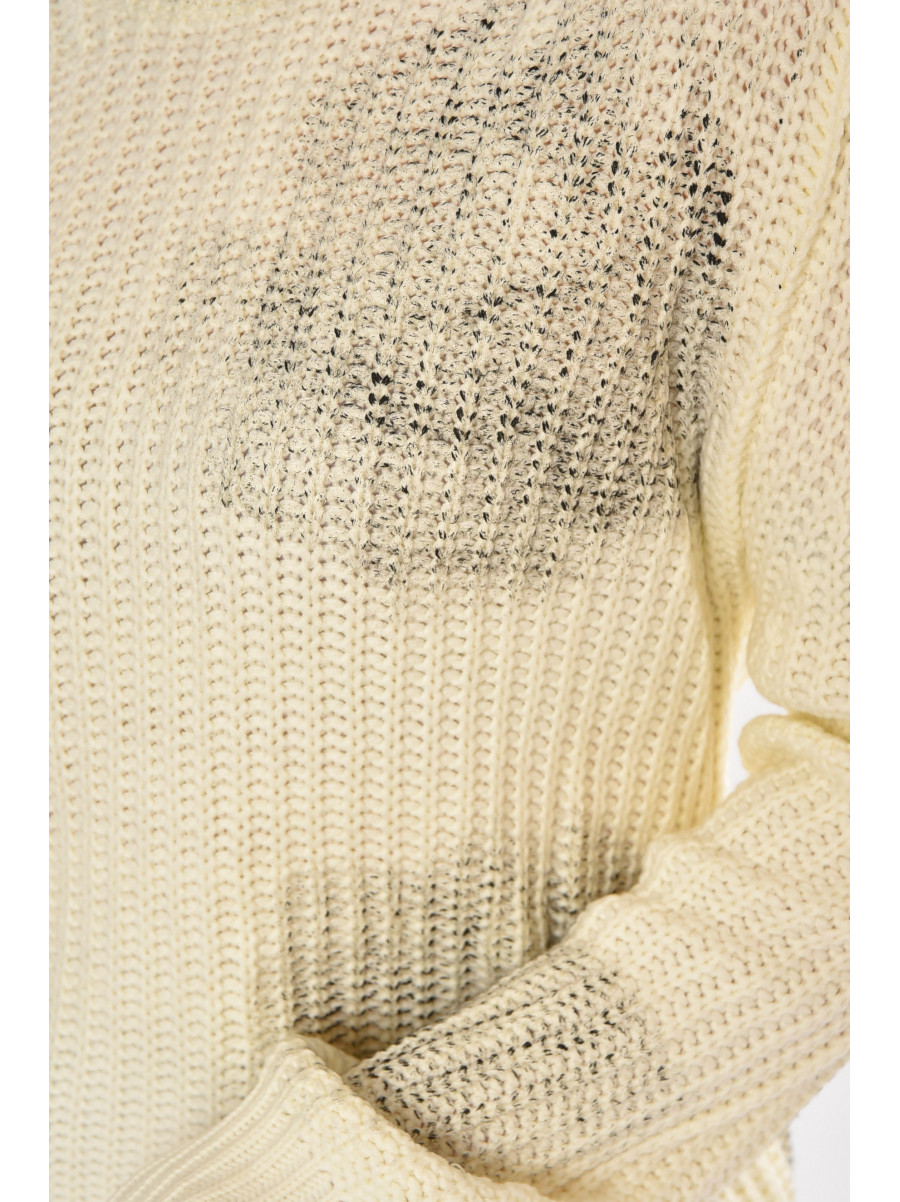 Свитер женский белого цвета с принтом 97321 212410C