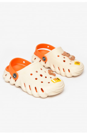 Кроксы детские молочного цвета 212417C Кроксы детские молочного цвета 212417C