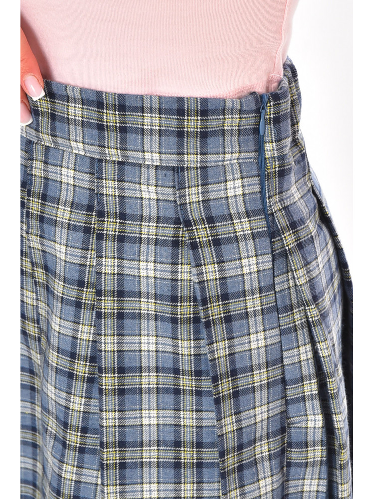 Юбка женская синего цвета с принтом 3082 212420C