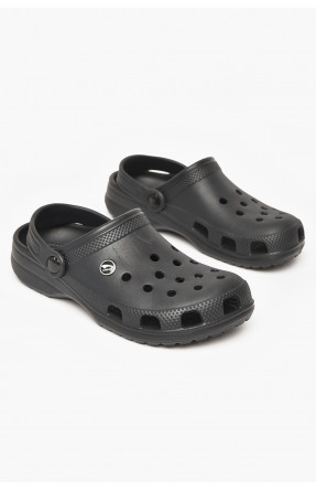 Кроксы женские черного цвета 212421C