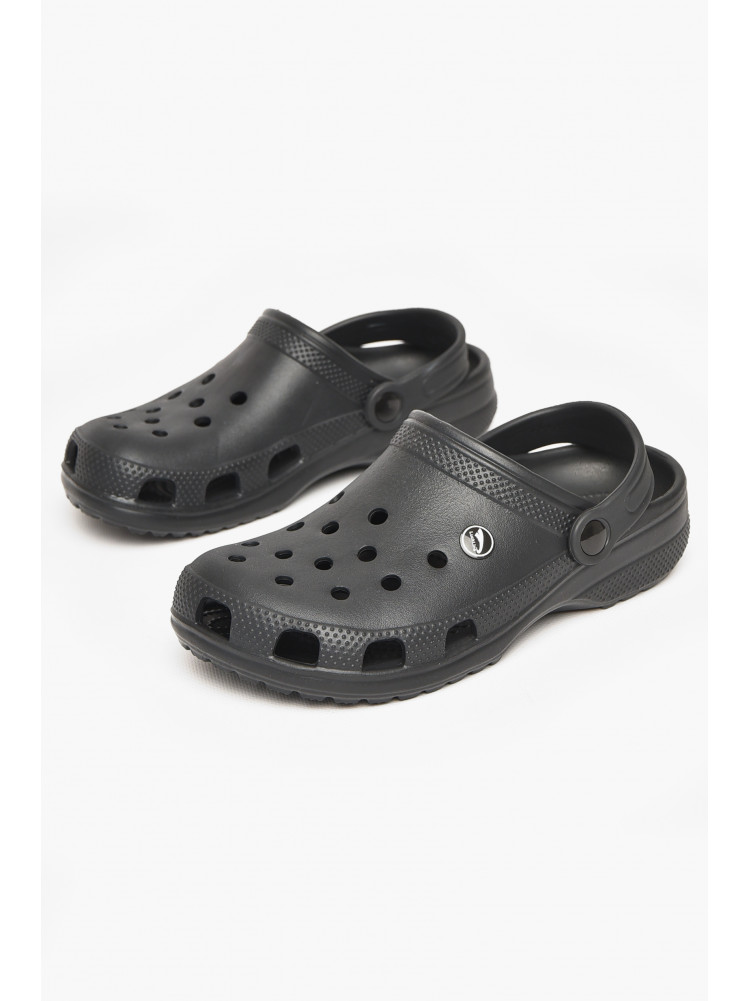 Кроксы женские черного цвета 212421C
