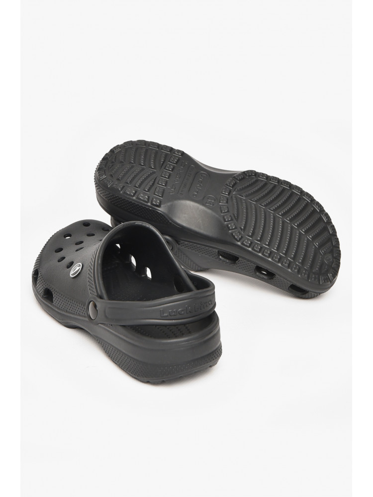 Кроксы женские черного цвета 212421C