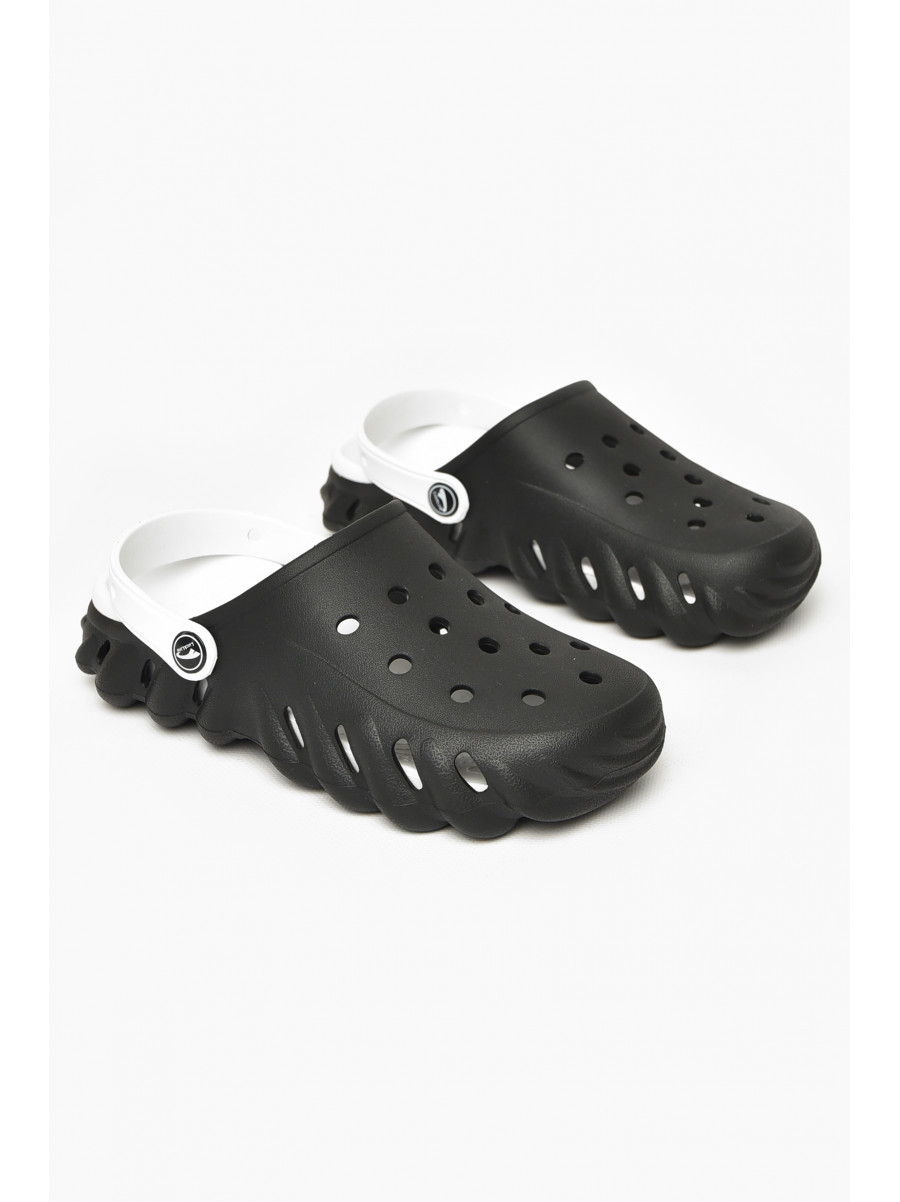 Кроксы женские черного цвета 212423C