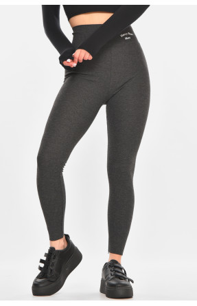 Лосини жіночі однотонні графітового кольору 9608 212424C