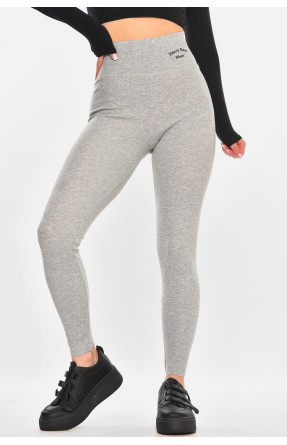 Лосини жіночі однотонні сірого кольору 9608 212426C