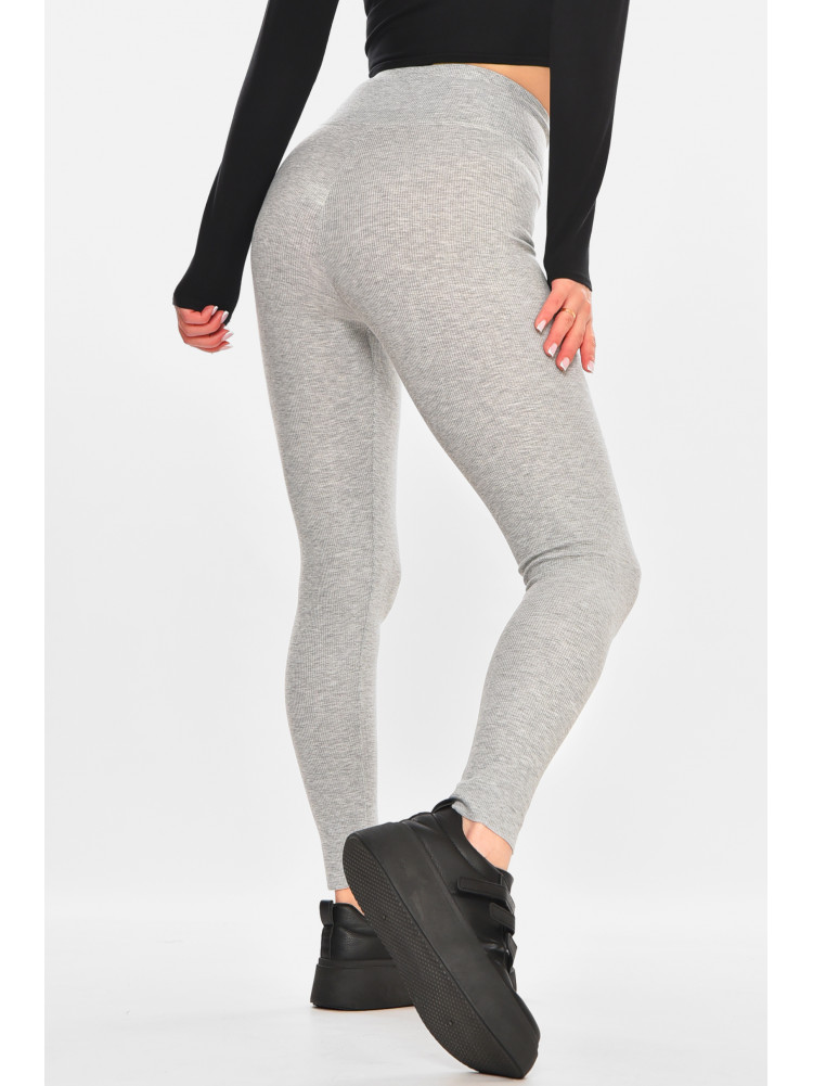 Лосини жіночі однотонні сірого кольору 9608 212426C