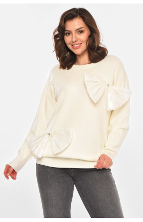 Туніка жіноча однотонна білого кольору 76227 212434C