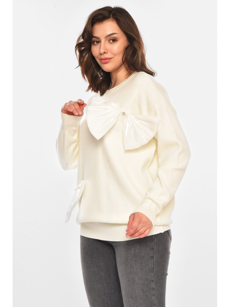 Туніка жіноча однотонна білого кольору 76227 212434C