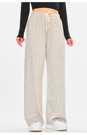 Штаны женские бежевого цвета с принтом 8812 212440C Штаны женские бежевого цвета с принтом 8812 212440C