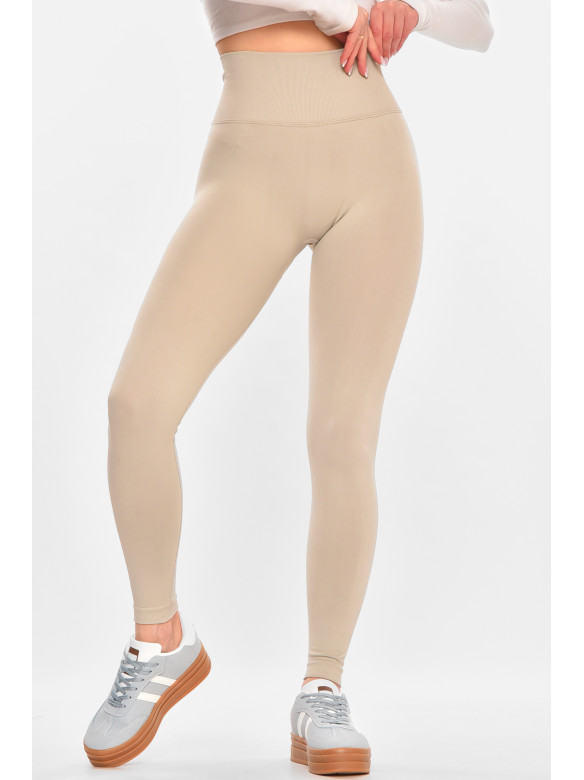 Лосини жіночі однотонні бежевого кольору 828 212441C