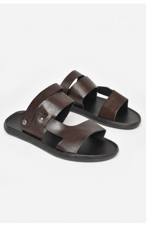 Сандалии мужские коричневого цвета 72с 212445C