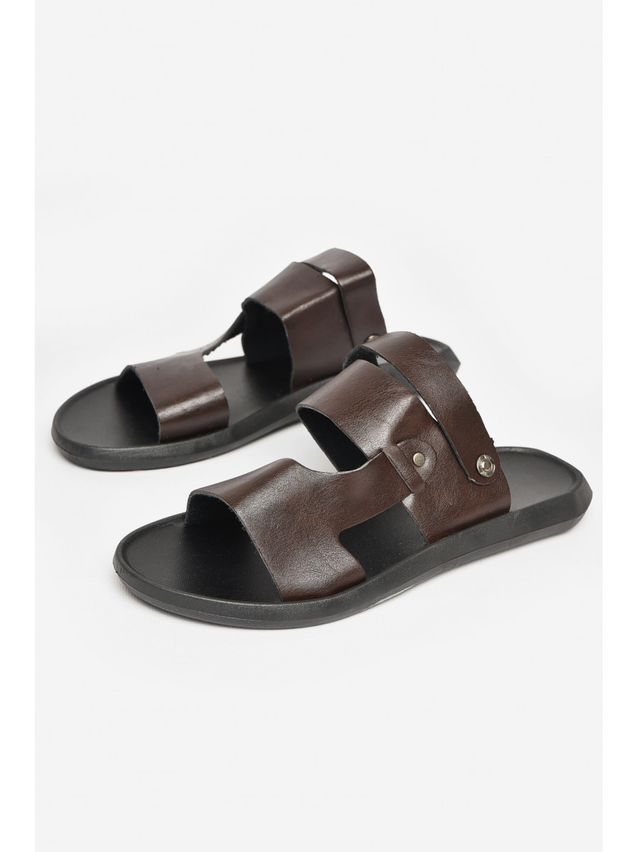 Сандалии мужские коричневого цвета 72с 212445C
