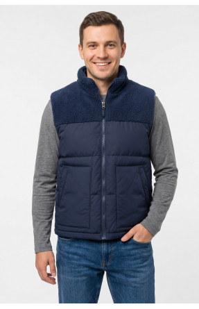 Жилетка чоловіча демісезонна двостороння темно-синього кольору 72268 212463C