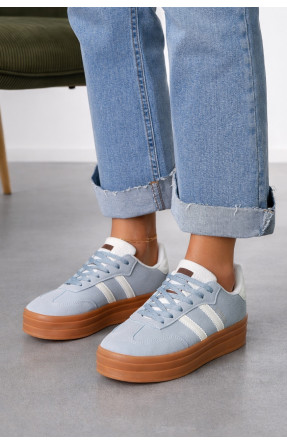 Кроссовки женские голубого цвета 1046-3 212471C Кроссовки женские голубого цвета 1046-3 212471C