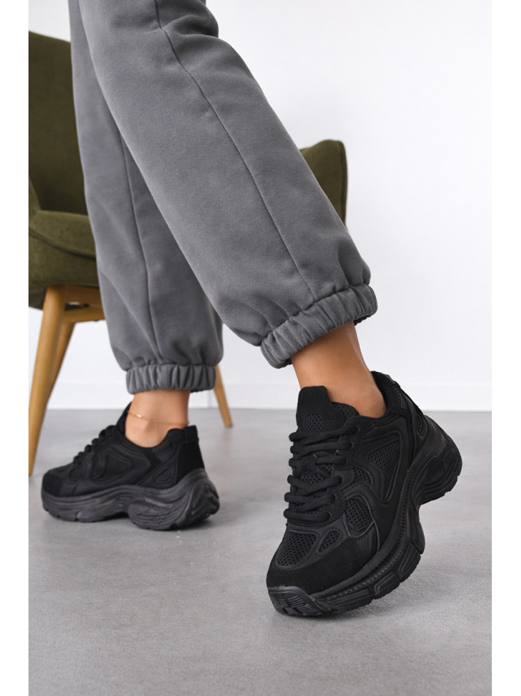 Кроссовки женские черного цвета 172-45 212473C