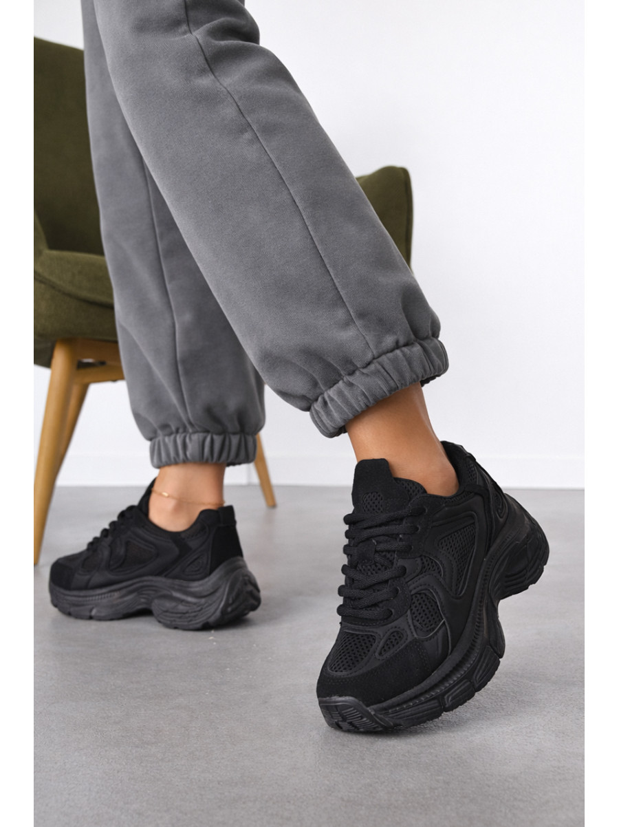 Кроссовки женские черного цвета 172-45 212473C