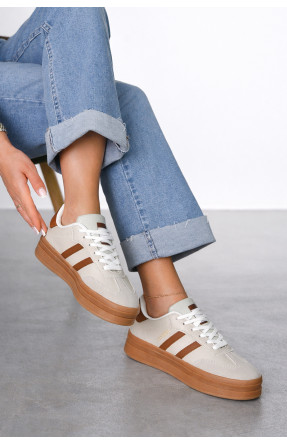 Кроссовки женские серого цвета 1046-6 212474C