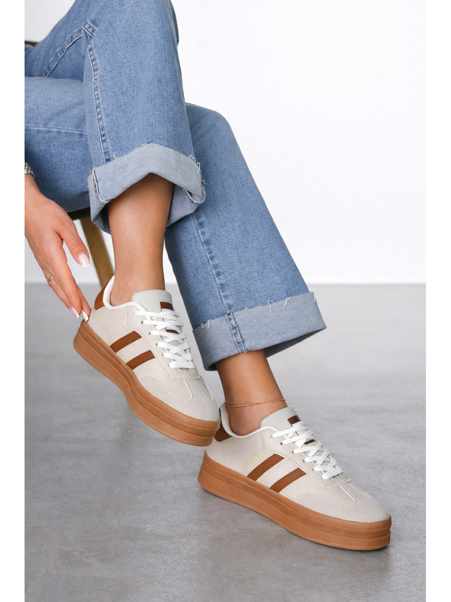 Кроссовки женские серого цвета 1046-6 212474C